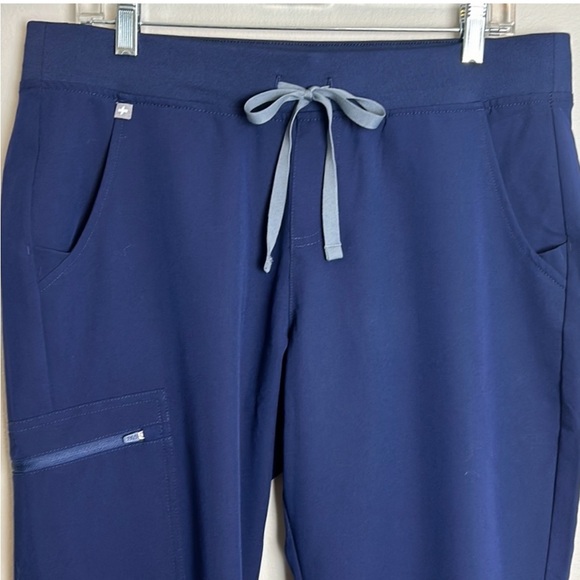 Figs Pants - FIGS Zamora 2.0 Jogger Large Navy Regular Rise NWT Style# W18SW2005 6 Pockets